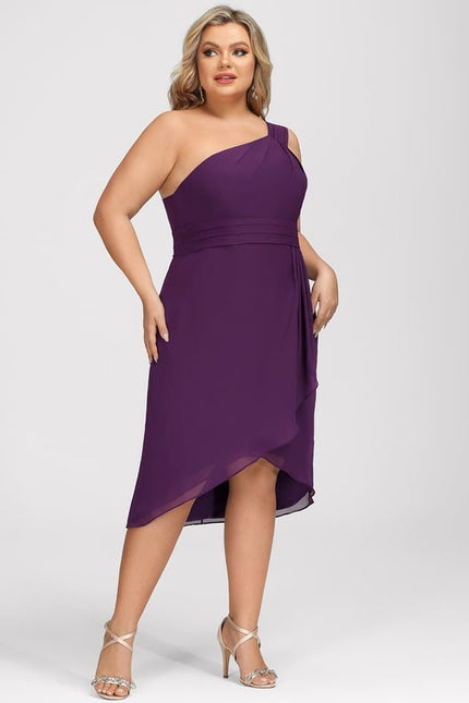 Robe Fourreau Violet Élégance - gallery 7