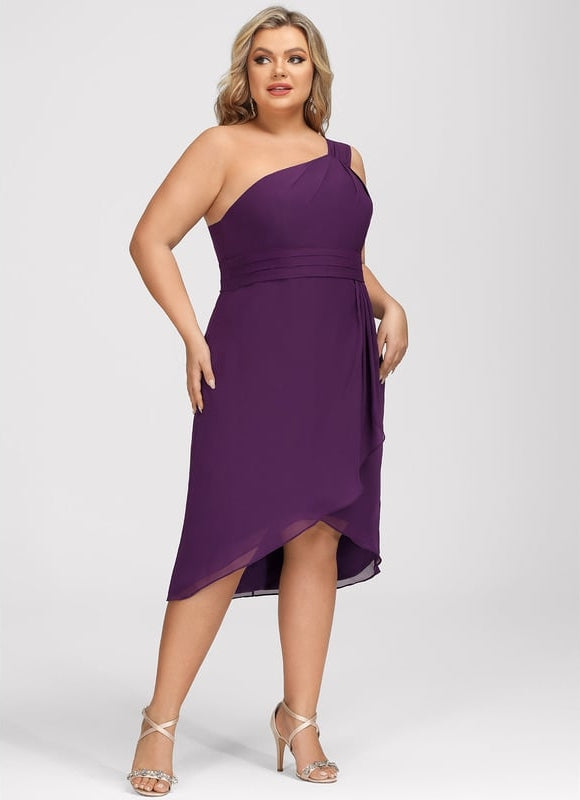 Robe Fourreau Violet Élégance - gallery 7