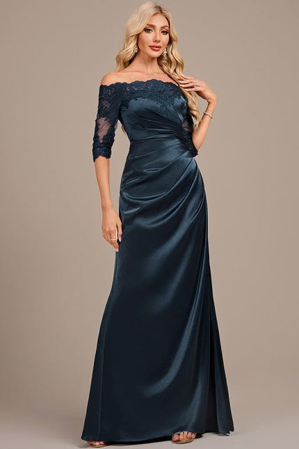 Robe Longue Fourreau Chic Pour Mariage - gallery 4