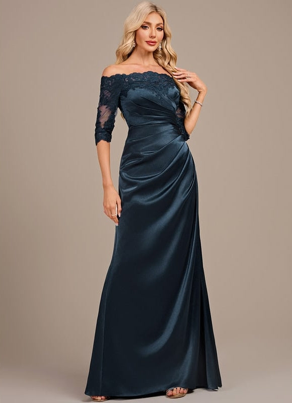 Robe Longue Fourreau Chic Pour Mariage - gallery 4