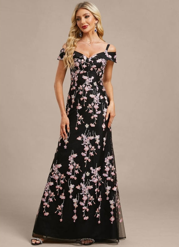 Robe Fourreau Col Bardot - gallery 3