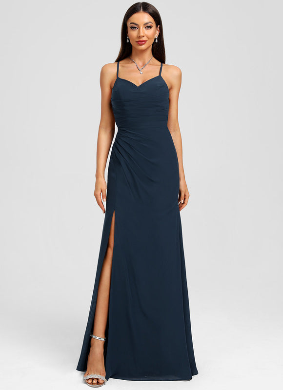 Robe Fourreau Fluide Drapée - gallery 4