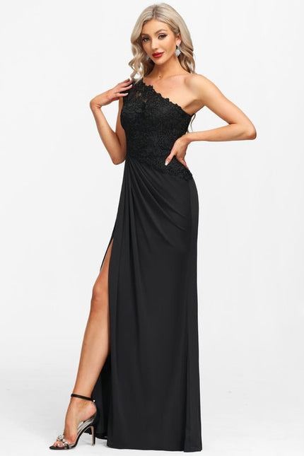 Robe Fourreau Éclat Noir Serenité - gallery 3