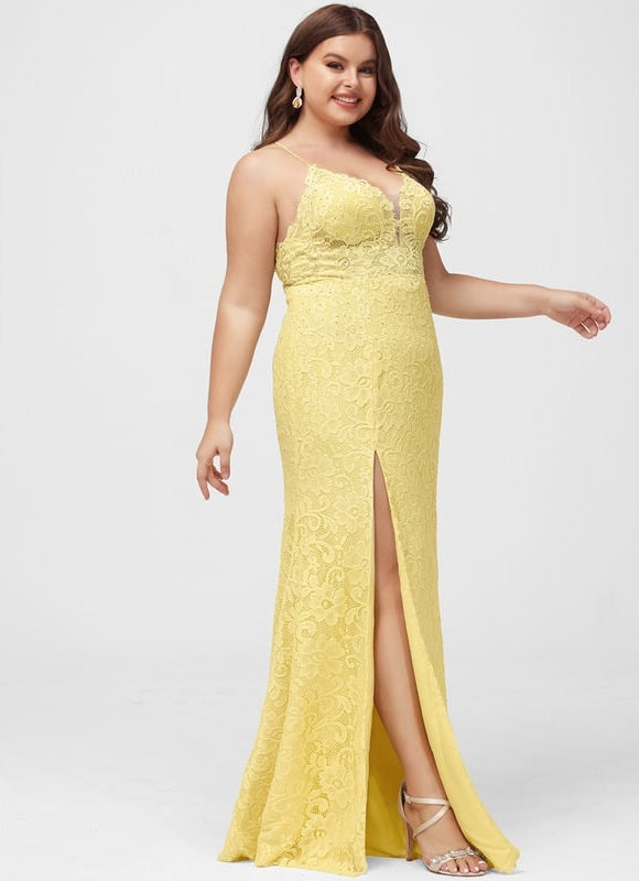 Robe Fourreau Jaune Lumineux - gallery 7