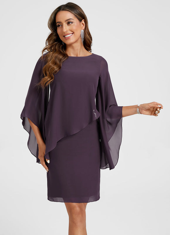 Robe Fourreau Violette - gallery 6
