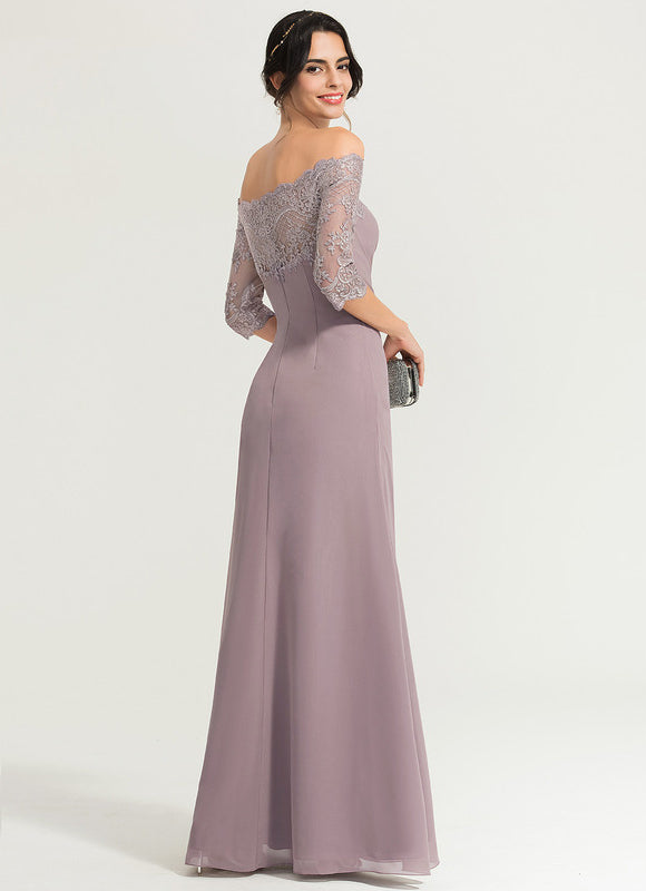 Robe Fourreau Mousseline Épurée - gallery 1