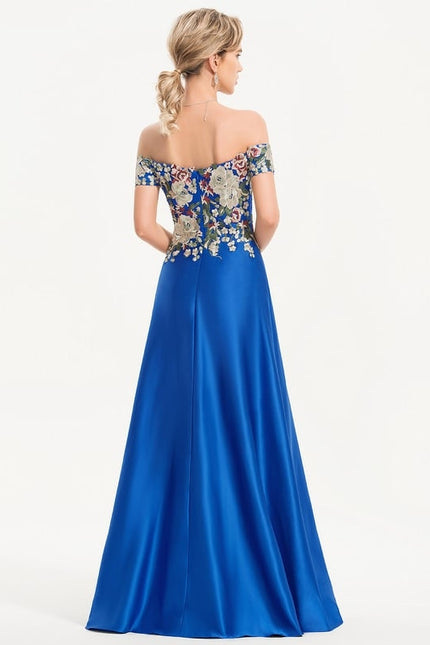 Robe Fourreau Bleu Floral - gallery 4