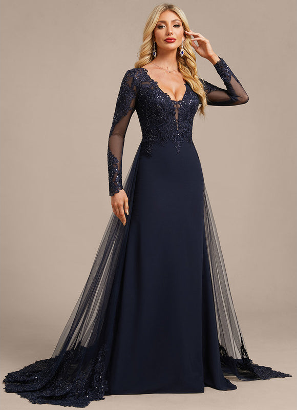 Robe Fourreau Navy - gallery 4