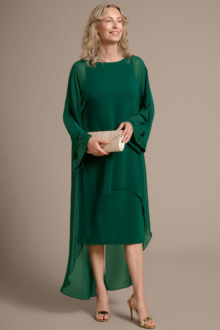 Robe Fourreau Émeraude Éclatante - gallery 4