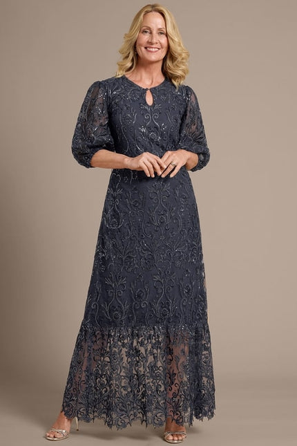 Robe Fourreau En Dentelle Chic - gallery 4