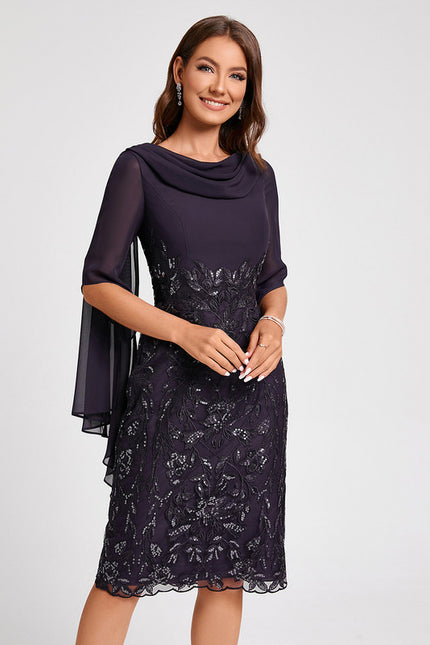 Robe Fourreau Étoile Noire - gallery 5
