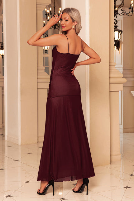 Robe Fourreau Prune - gallery 2