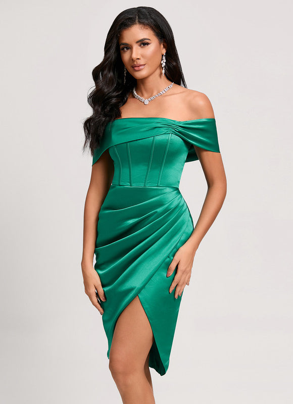 Robe Fourreau Satinée Chic - gallery 1