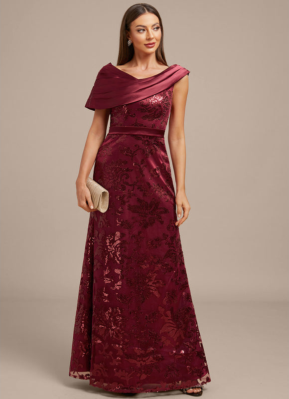 Robe Fourreau Satin Bordeaux Élégante