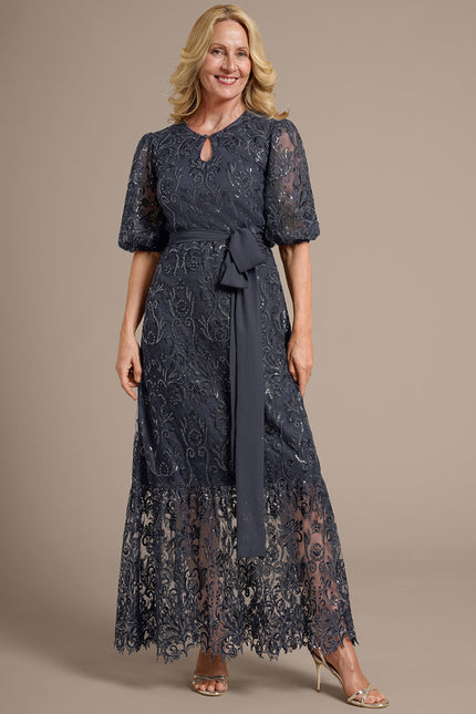 Robe Fourreau En Dentelle Chic