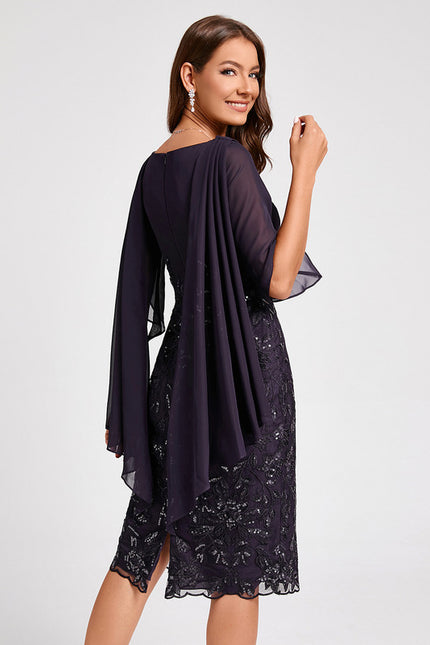 Robe Fourreau Étoile Noire - gallery 1