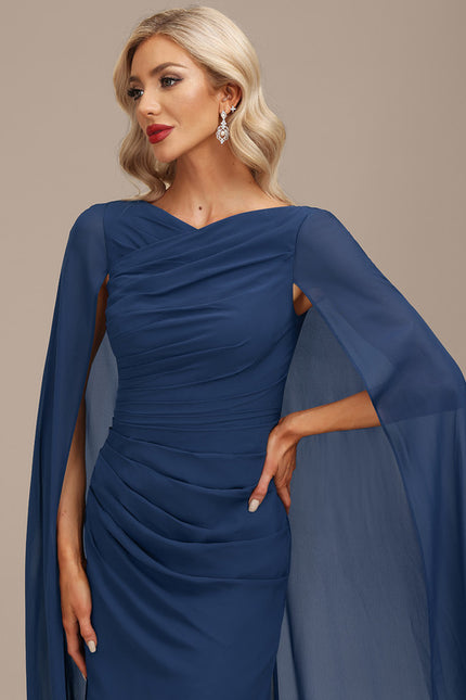 Robe Fourreau Marine - gallery 2