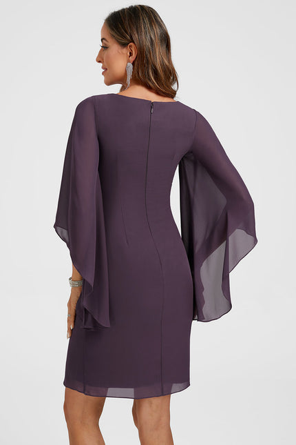Robe Fourreau Violette - gallery 7