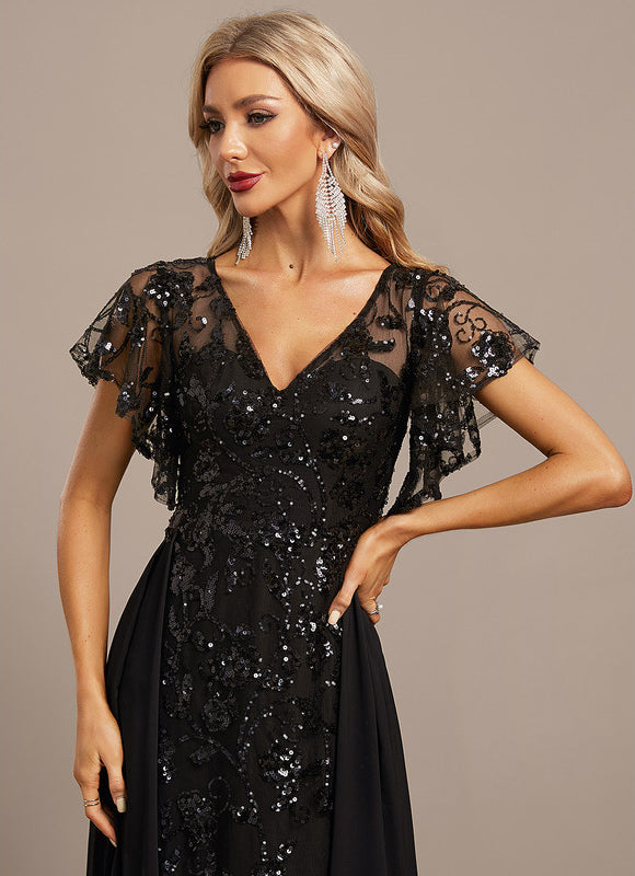 Robe Fourreau De Soirée Noire - gallery 2
