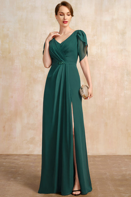 Robe Fourreau Émeraude Élégante - gallery 3