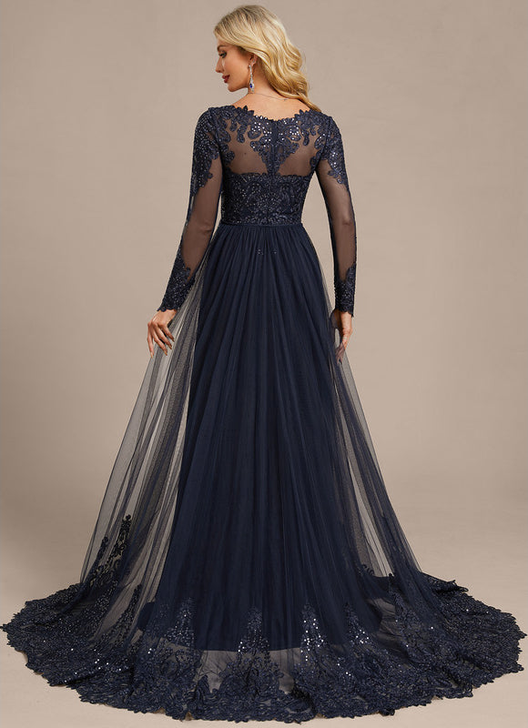 Robe Fourreau Navy - gallery 6