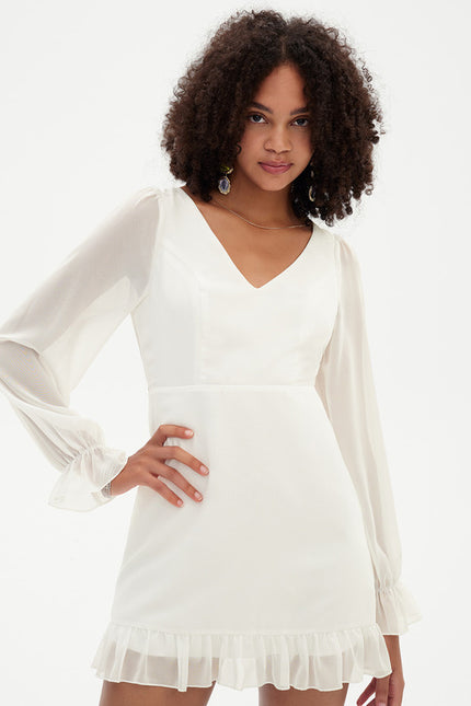 Robe Fourreau Vaporeuse Blush - gallery 2