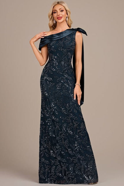 Robe Fourreau Satinée Ornée
