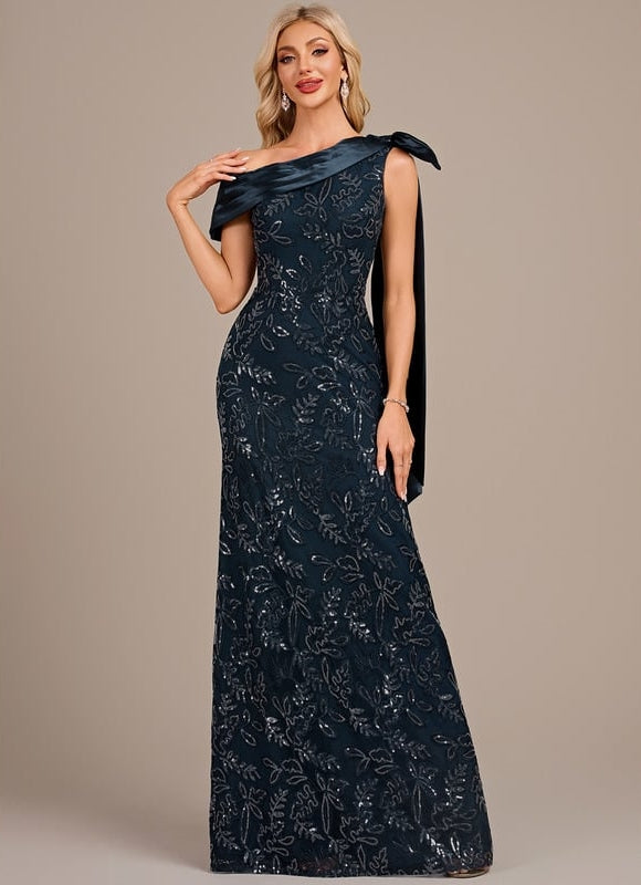 Robe Fourreau Satinée Ornée