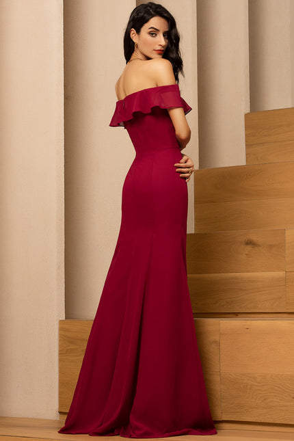 Robe Fourreau Rouge Sensation - gallery 3