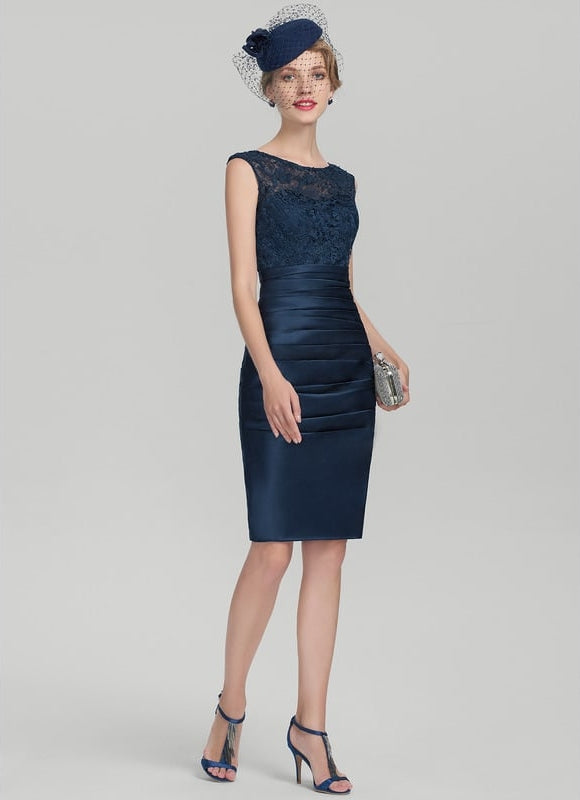 Robe Fourreau Élégance Satinée - gallery 4