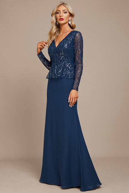 Robe Fourreau Longue Pailletée - gallery 2