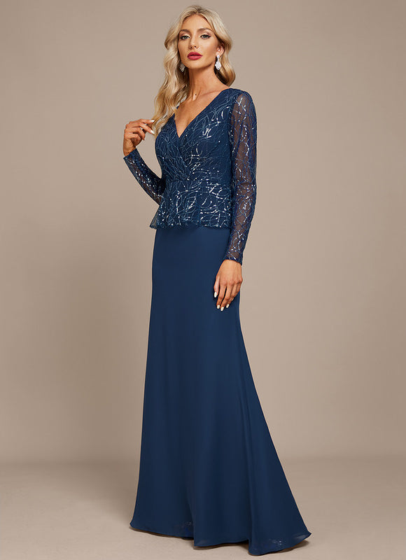 Robe Fourreau Longue Pailletée - gallery 2