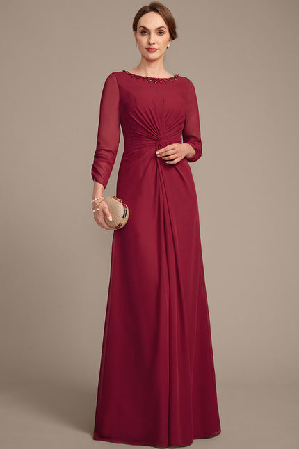 Robe Fourreau Bordeaux Élégante