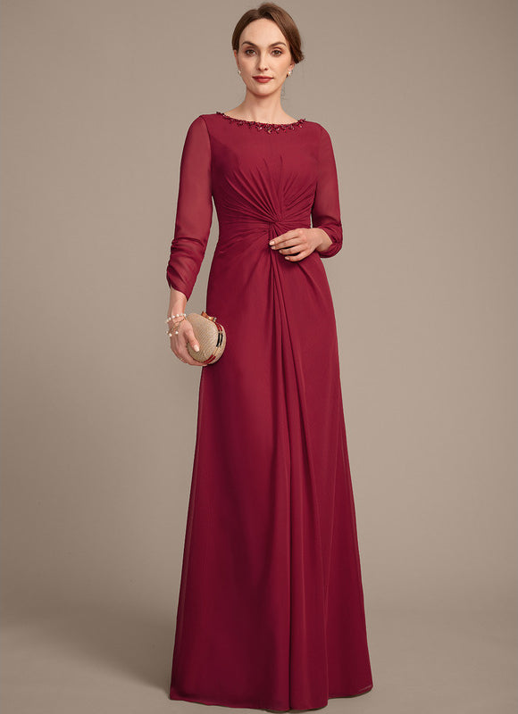 Robe Fourreau Bordeaux Élégante