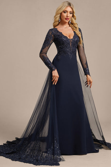 Robe Fourreau Navy
