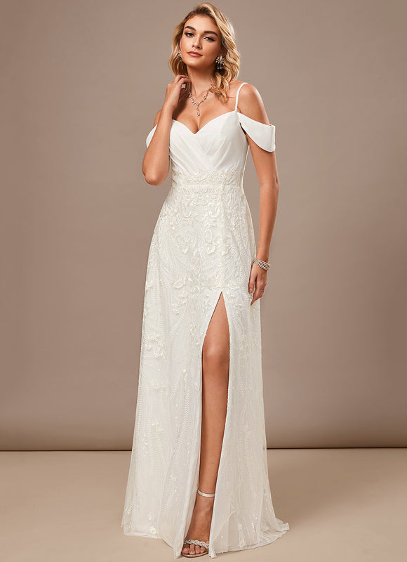 Robe Fourreau Dentelle Blanche - gallery 2