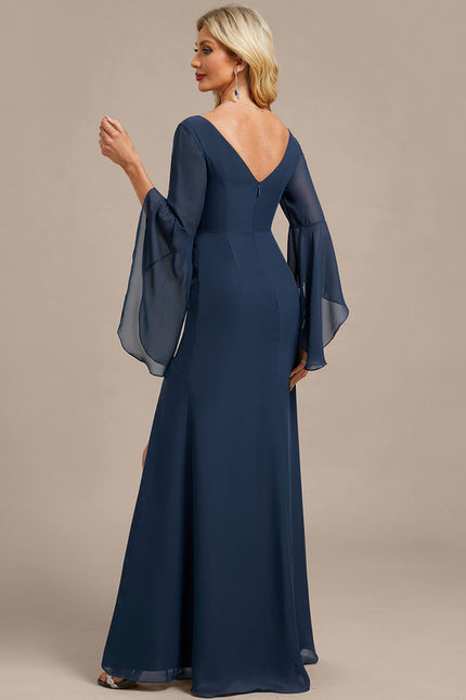 Robe Fourreau Marine - gallery 5