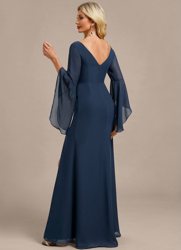 Robe Fourreau Marine - gallery 5