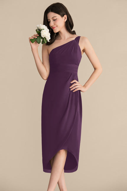 Robe Fourreau Violet Élégance - gallery 1