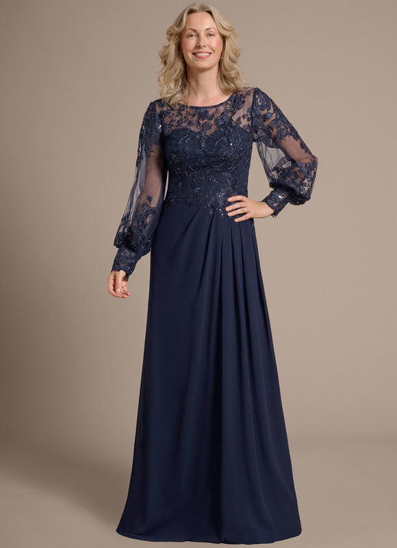 Robe Fourreau Longue Fluide