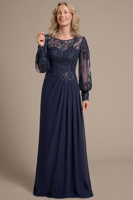 Robe Fourreau Longue Fluide - gallery 2