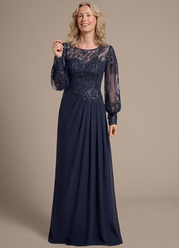 Robe Fourreau Longue Fluide - gallery 2