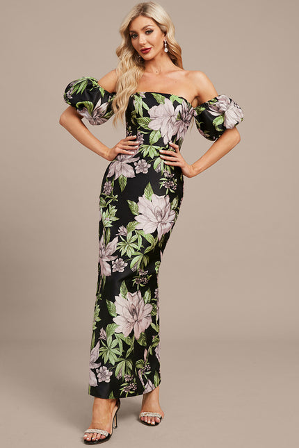 Robe Fourreau Florale Ajustée