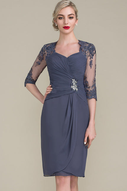 Robe Fourreau Élégance Chiffon - gallery 3