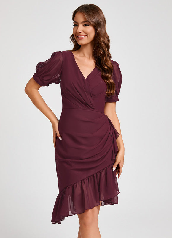 Robe Fourreau Élégance Ondulante - gallery 6