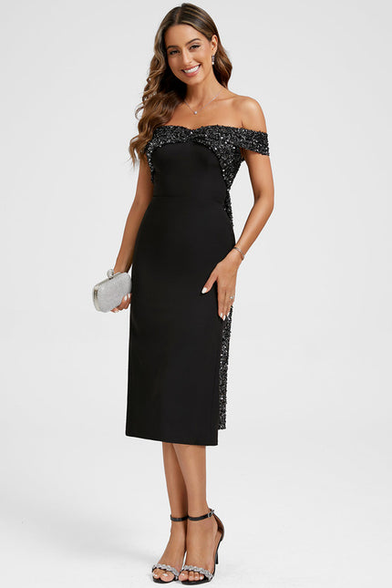 Robe Fourreau Noire Chic - gallery 1