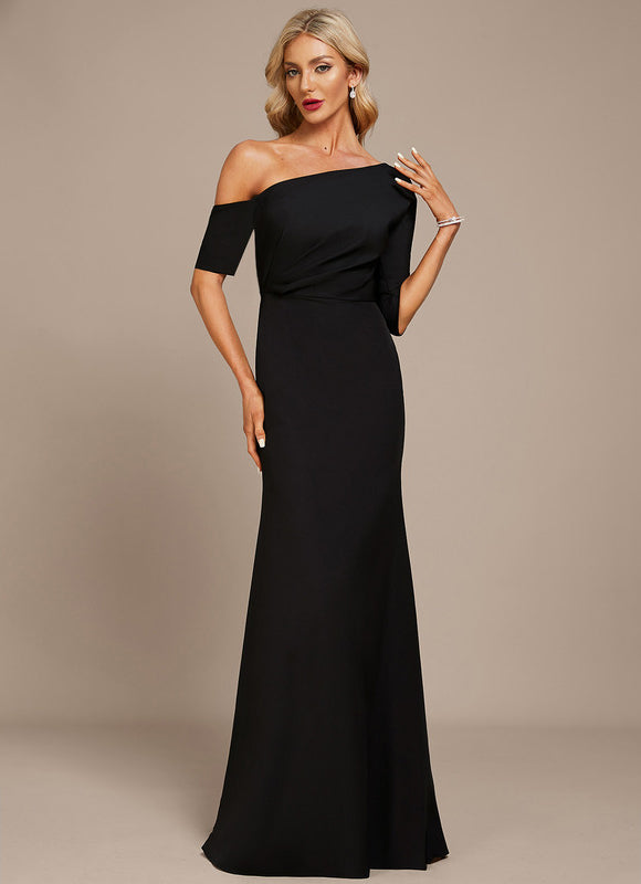 Robe Fourreau Silhouette Asymétrique Chic - gallery 3