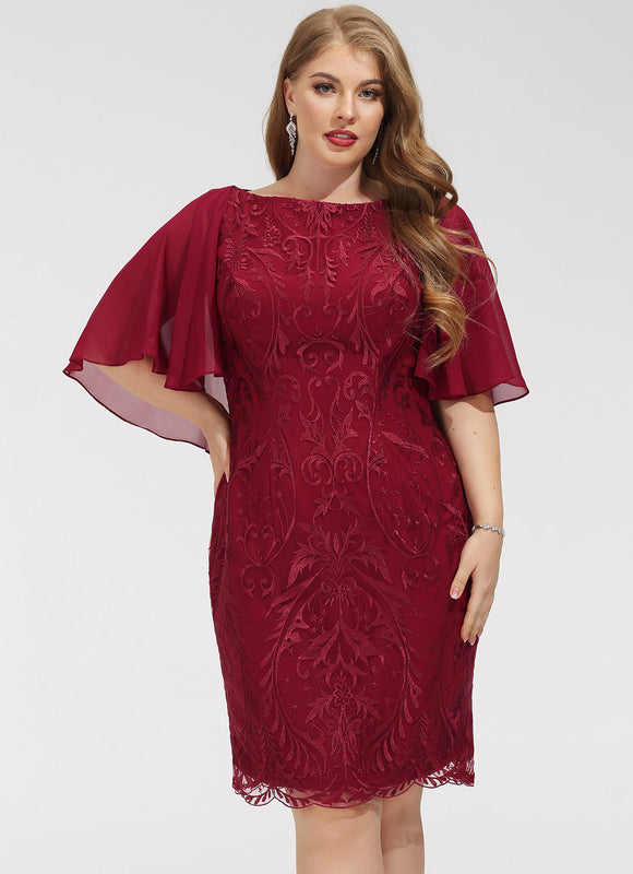 Robe Fourreau Nuit Florale - gallery 4