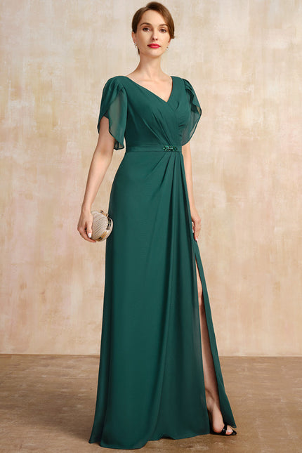 Robe Fourreau Émeraude Élégante - gallery 4