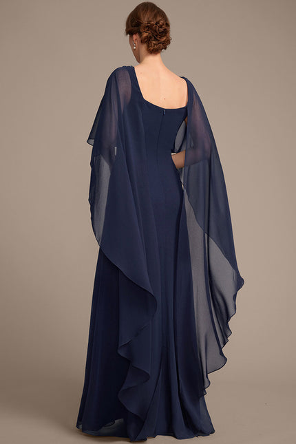 Robe Fourreau Mousseline Fluide - gallery 6